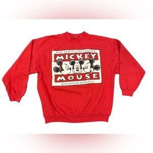 Mickey Unlimited Jerry Leigh Mens XL Vintage Sweatshirt in Red